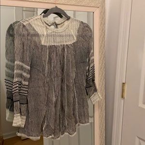 XS Anthropologie Victorian Blouse